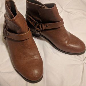 Casual brown ankle boots size 10